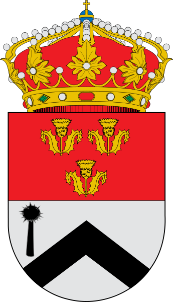 Escudo de Aldeaseca de la Frontera/Arms (crest) of Aldeaseca de la Frontera