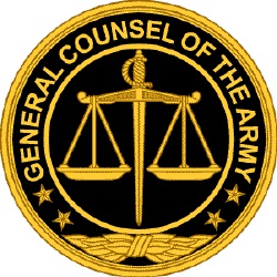 Coat of arms (crest) of the General Counsel of the Army, US Army
