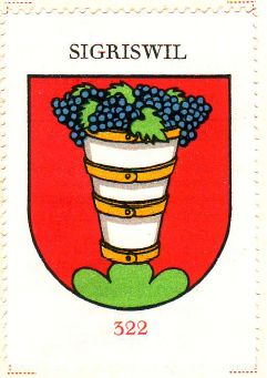 Wappen von/Blason de Sigriswil