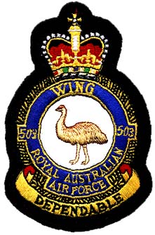 Coat of arms (crest) of the No 503 Wing, Royal Australian Air Force