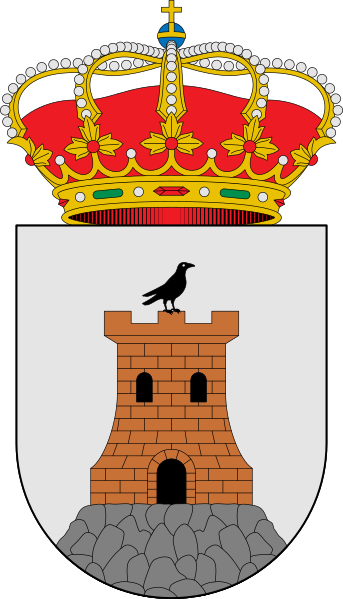 Escudo de Mota del Cuervo/Arms (crest) of Mota del Cuervo