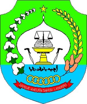 Arms of Aceh Barat Daya Regency