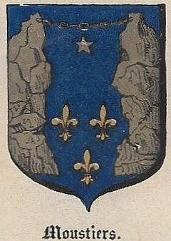 Coat of arms (crest) of Moustiers-Sainte-Marie