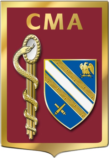 Blason de Armed Forces Military Medical Centre Mourmelon-Maily, France/Arms (crest) of Armed Forces Military Medical Centre Mourmelon-Maily, France