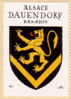 Blason de Dauendorf