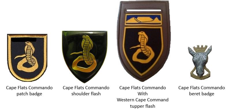 Coat of arms (crest) of the Cape Flats Commando, South African Army