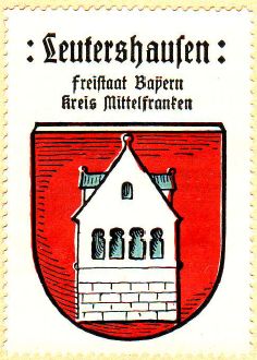 Wappen von Leutershausen/Coat of arms (crest) of Leutershausen