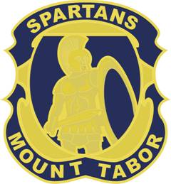 Coat of arms (crest) of Mount Tabor High School Junior Reserve Officer Training Corps, US Army