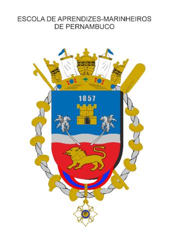 Coat of arms (crest) of the Pernambuco Naval Apprentice School, Brazilian Navy