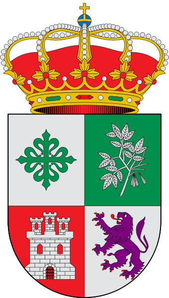 Escudo de Valverde del Fresno/Arms (crest) of Valverde del Fresno