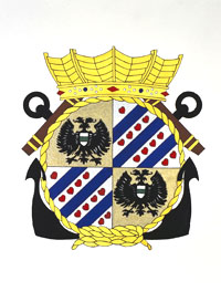 Coat of arms (crest) of the Zr.Ms. Groningen, Netherlands Navy