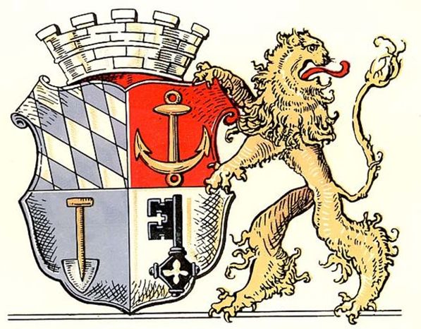 Wappen von Ludwigshafen/Coat of arms (crest) of Ludwigshafen