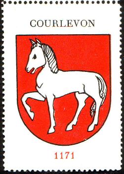 Wappen von/Blason de Courlevon