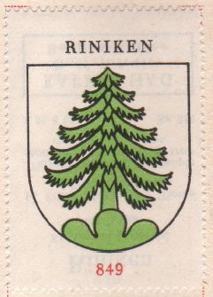 Wappen von/Blason de Riniken