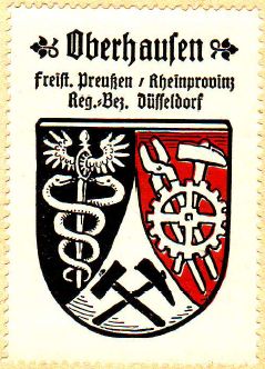 Wappen von Oberhausen/Coat of arms (crest) of Oberhausen