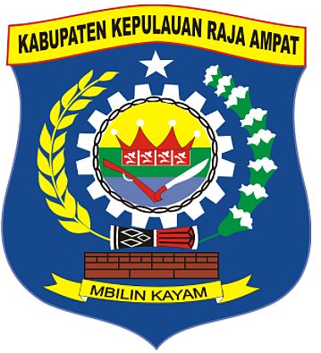 Coat of arms (crest) of Raja Ampat Regency
