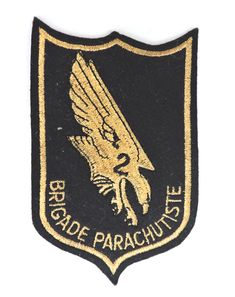 Coat of arms (crest) of the 2nd Parachute Brigade, French Army