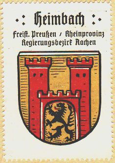 Wappen von Heimbach (Eifel)/Coat of arms (crest) of Heimbach (Eifel)