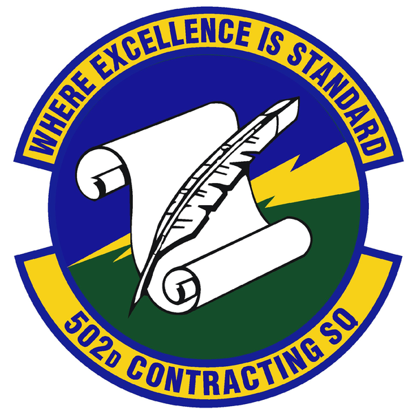 File:502nd Contracting Squadron, US Air Force.png