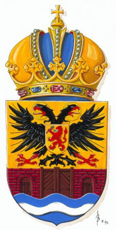 Wapen van Uitwaterende sluizen in Hollands Noorderkwartier/Coat of arms (crest) of Uitwaterende sluizen in Hollands Noorderkwartier