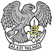 Coat of arms (crest) of the Defence League's Boys Corps -Young Eagles (Noored Kotkad), Estonia
