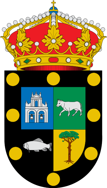 Escudo de Gomezserracín/Arms (crest) of Gomezserracín