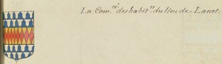 Blason de Lanet/Coat of arms (crest) of {{PAGENAME