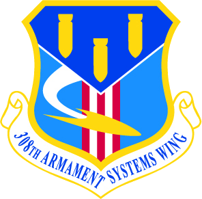 Coat of arms (crest) of the 308th Armament Systems Wing, US Air Force