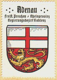 Wappen von Adenau/Coat of arms (crest) of Adenau