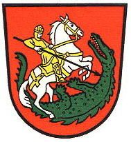 Wappen von Sankt Georgen im Schwarzwald/Arms (crest) of Sankt Georgen im Schwarzwald