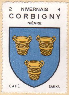 Blason de Corbigny/Coat of arms (crest) of {{PAGENAME