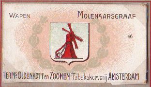 Wapen van Molenaarsgraaf/Coat of arms (crest) of Molenaarsgraaf