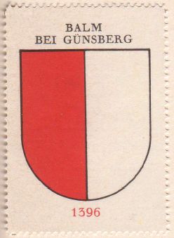 Wappen von/Blason de Balm bei Günsberg
