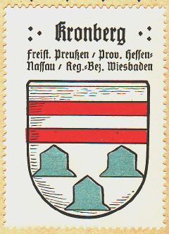 Wappen von Kronberg im Taunus/Coat of arms (crest) of Kronberg im Taunus