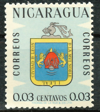 Escudo de León (Nicaragua)/Arms (crest) of León (Nicaragua)