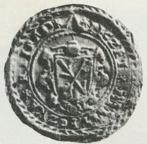 Seal (pečeť) of Rajhrad