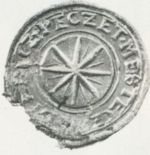 Seal (pečeť) of Dědice (Vyškov)