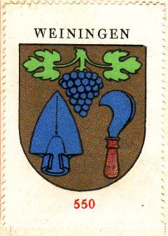 Wappen von/Blason de Weiningen (Zürich)