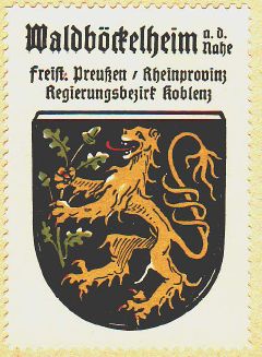 Wappen von Waldböckelheim/Coat of arms (crest) of Waldböckelheim