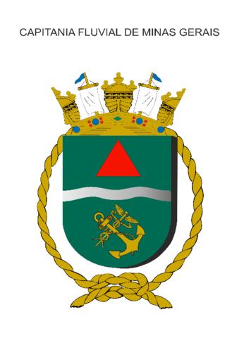Coat of arms (crest) of the River Captain of Minas Gerais, Brazilian Navy