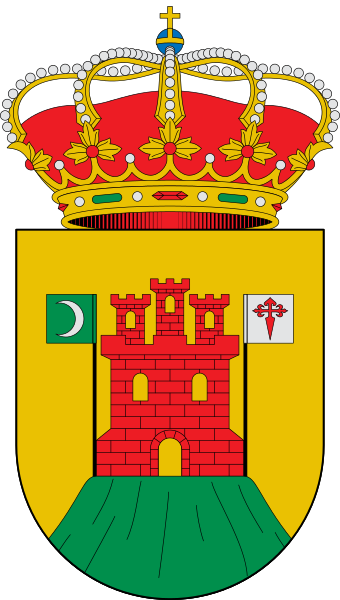 Escudo de Almedina (Ciudad Real)/Arms (crest) of Almedina (Ciudad Real)