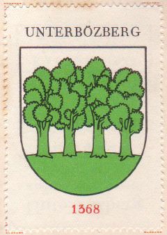 Wappen von/Blason de Unterbözberg