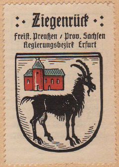 Wappen von Ziegenrück/Coat of arms (crest) of Ziegenrück