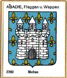 Wappen von Melun/Coat of arms (crest) of Melun