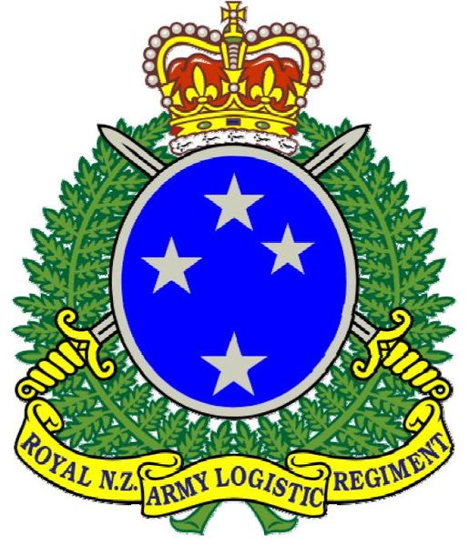 Coat of arms (crest) of the Royal New Zealand Army Logistic Regiment, New Zealand