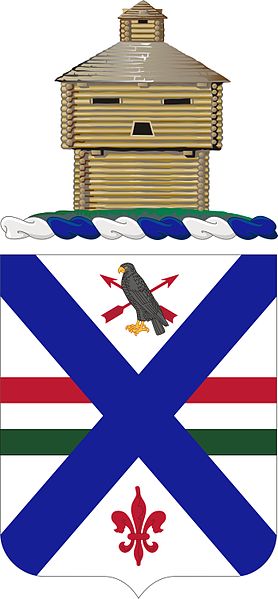 Coat of arms (crest) of the 130th Infantry Regiment, Illinois Army National Guard