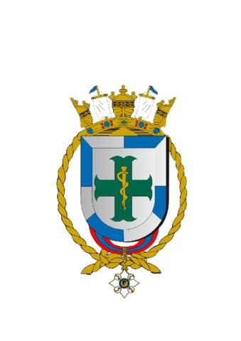 Coat of arms (crest) of the Central Naval Hospital, Brazilian Navy