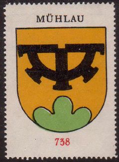 Wappen von/Blason de Mühlau (Aargau)