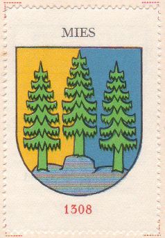 Wappen von/Blason de Mies (Vaud)