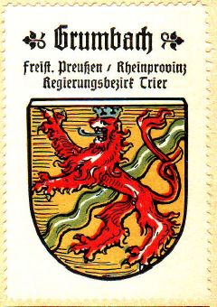 Wappen von Grumbach (Glan)/Coat of arms (crest) of Grumbach (Glan)
